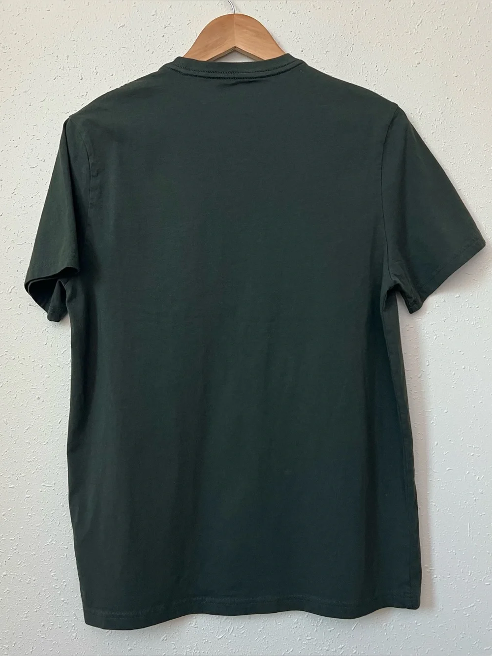 NWOT Everlane THE ESSENTIAL ORGANIC CREW in Dark Green Size M - Picture 4 of 11
